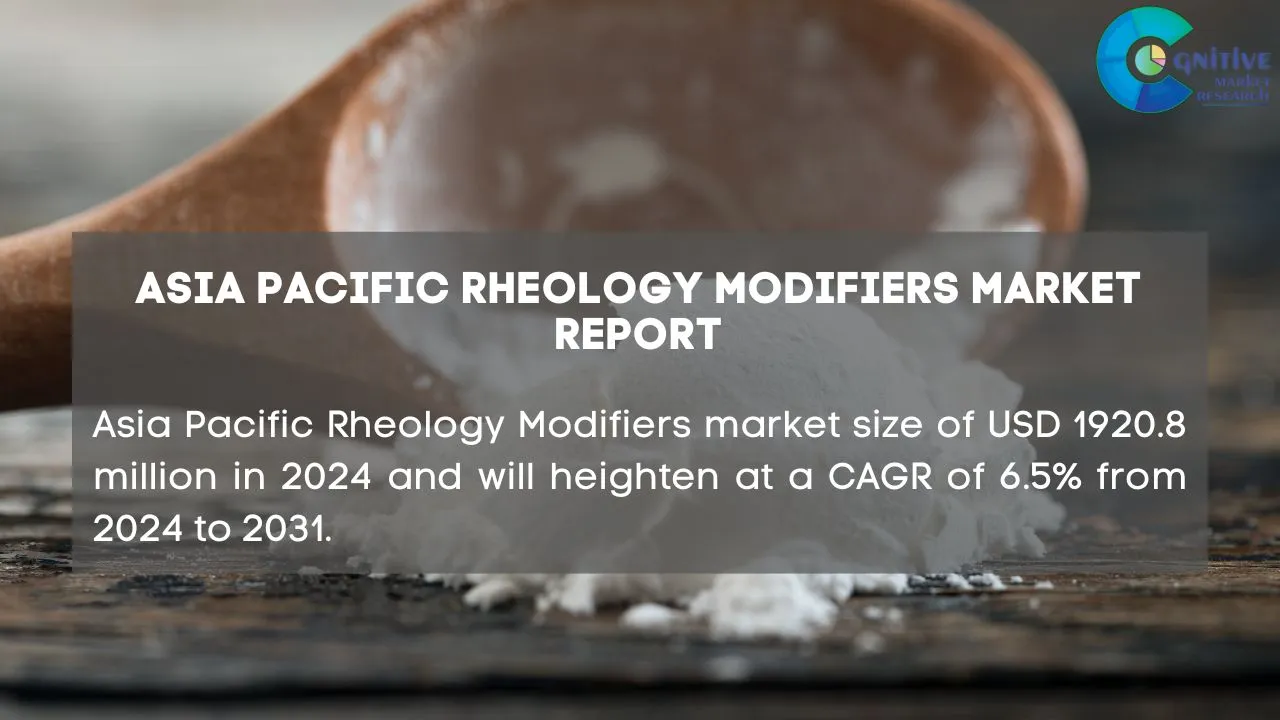 Asia Pacific Rheology Modifiers Market Report