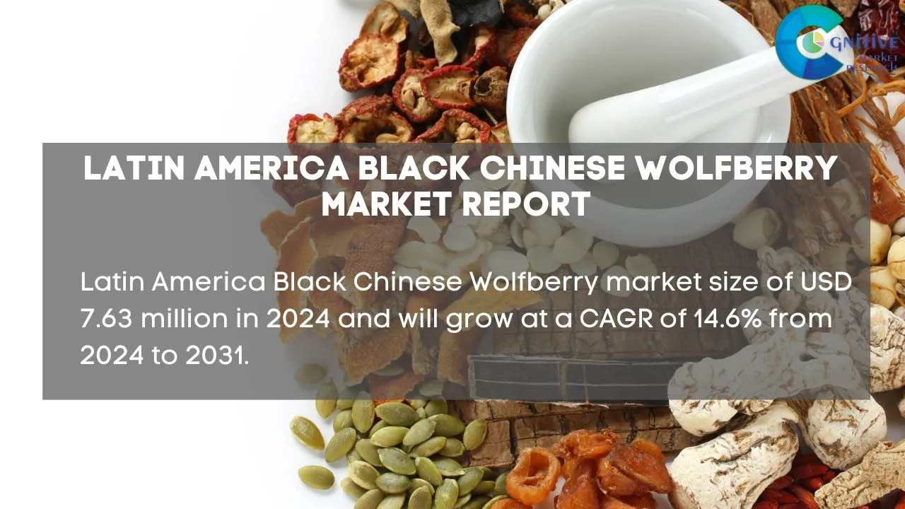 South America Black Chinese Wolfberry Market Report